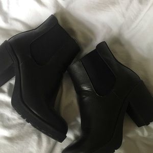 black boots